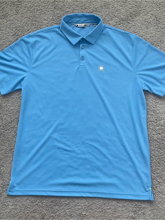 Black Clover Other - Black Clover Live Lucky Light Blue Golf Polo Shirt Large